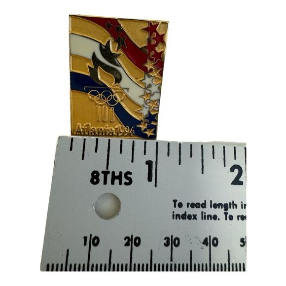 Vintage Atlanta 1996 Rectangle Olympic‎ Collectable Pin - Picture 3 of 4